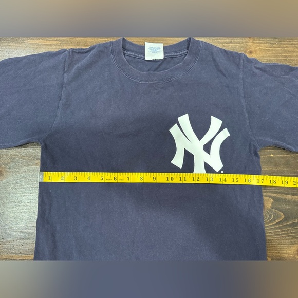 RARE Y2K New York Yankees Jason Giambi #25 MLB Baseball T-Shirt by Majestic - Picture 5 of 6